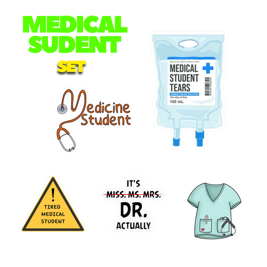 Medical Student Sticker Set | Doctor | Customized Sticker BD