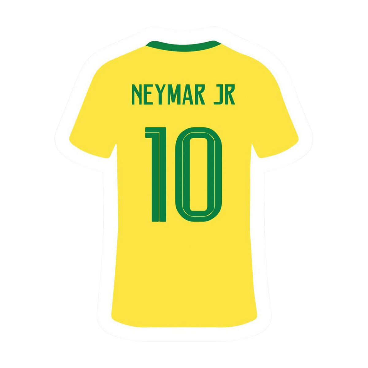Neymar Sticker Set | FC Brazil | Customized Sticker BD