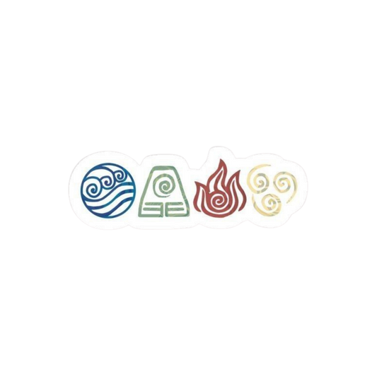Avatar: The Last Airbender Four Elements Sticker | Customized Sticker BD