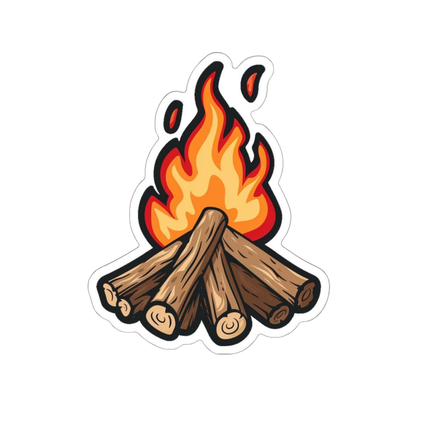 Fire Sticker 1 | Customized Sticker BD