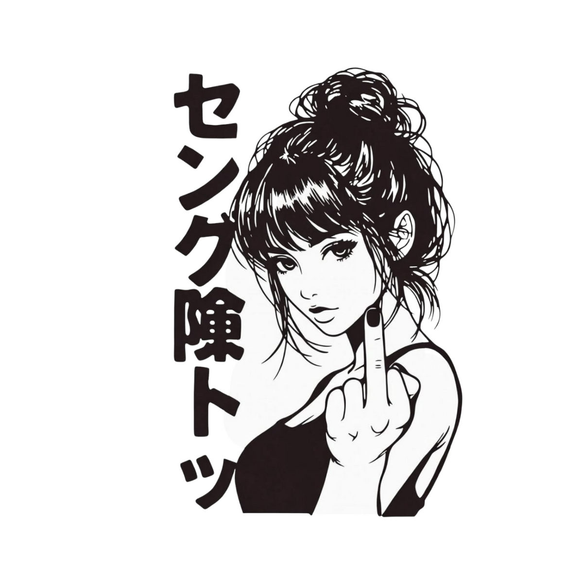Himeno Full Body Sticker | Chainsaw Man Anime Sticker | Customized Sticker BD