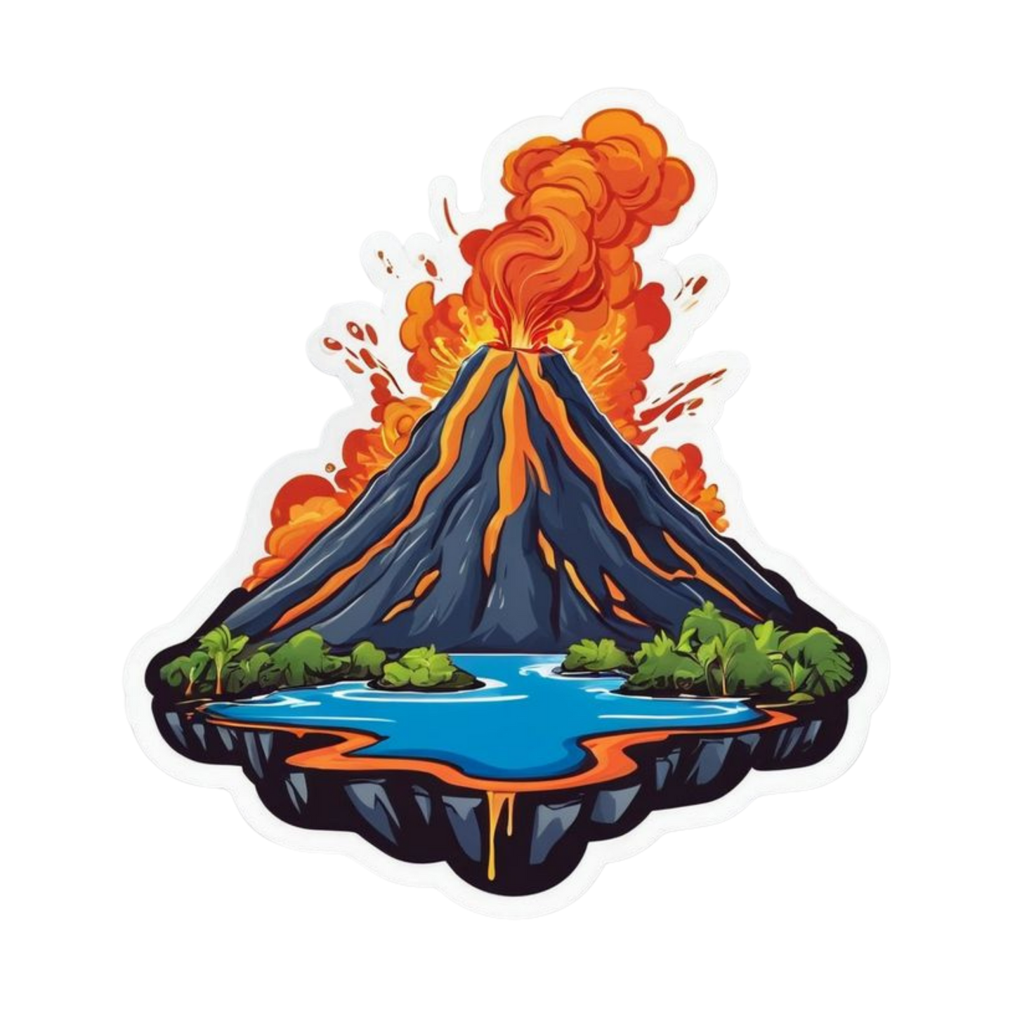 Fire sticker Set  | Customized Sticker BD