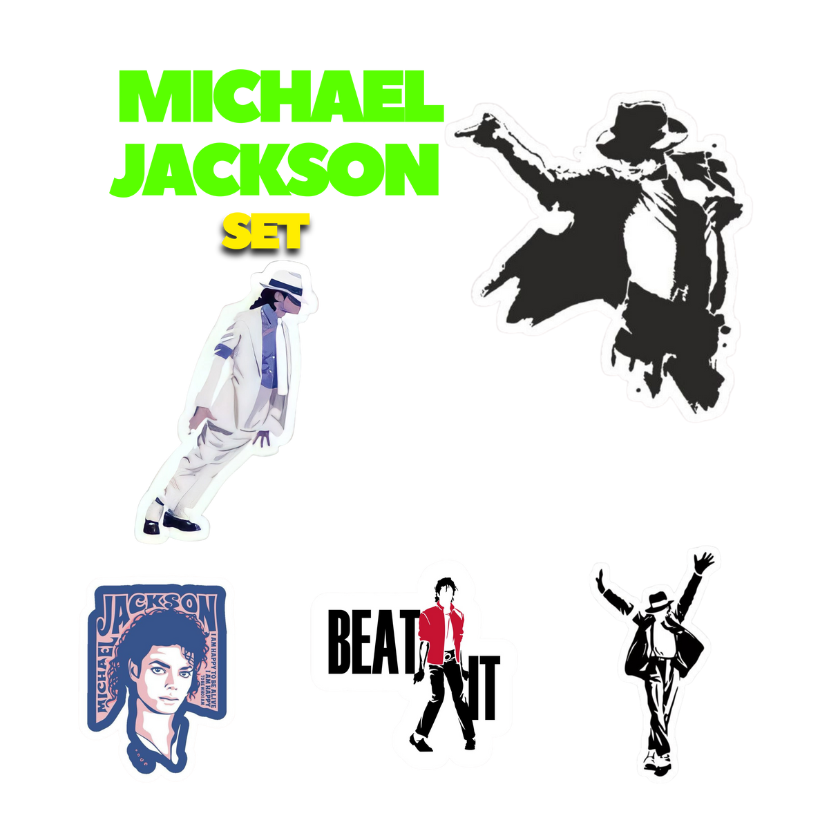 Michael Jackson Sticker Set | Customized Sticker BD