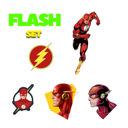 Flash sticker Set  | Customized Sticker BD
