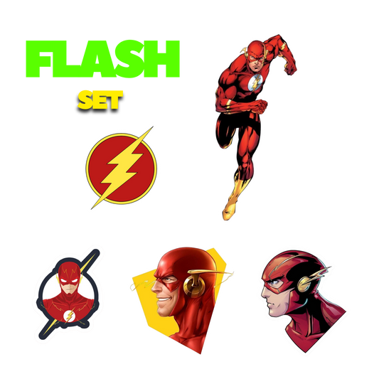 Flash sticker Set  | Customized Sticker BD