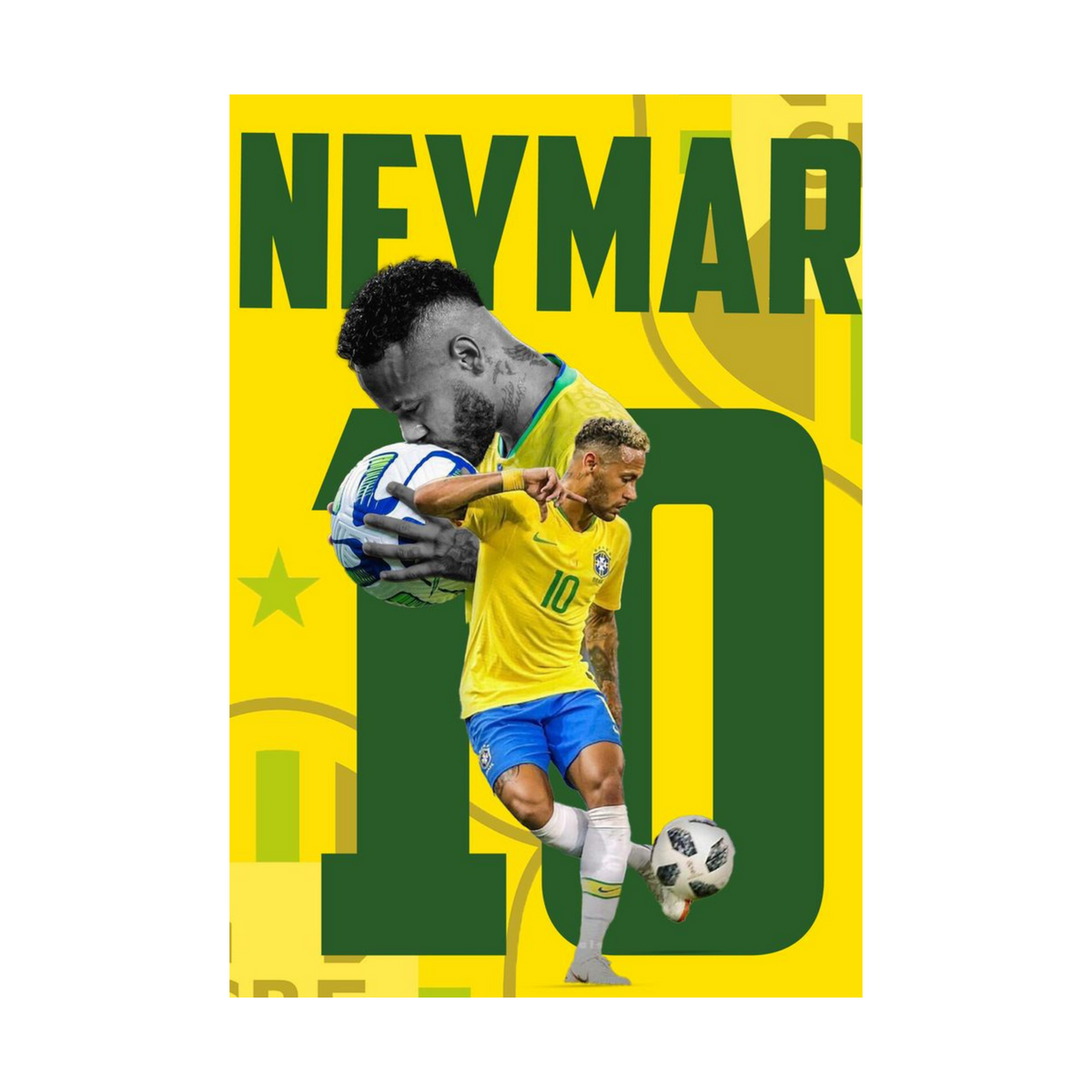 Neymar Jr Sticker 6 | FC Brazil | Customized Sticker BD