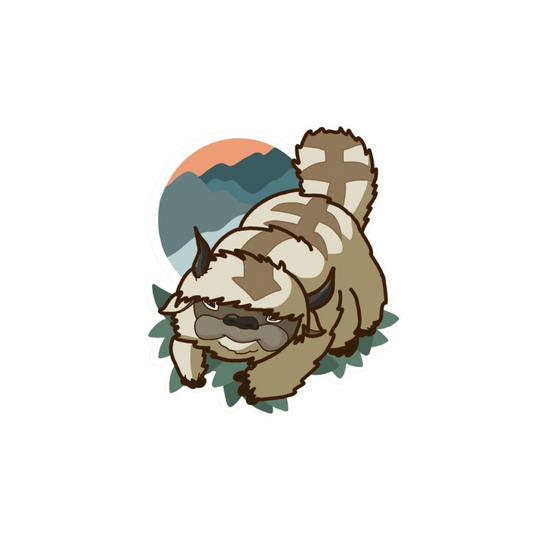 Avatar: The Last Airbender Appa Mountain Sticker | Customized Sticker BD