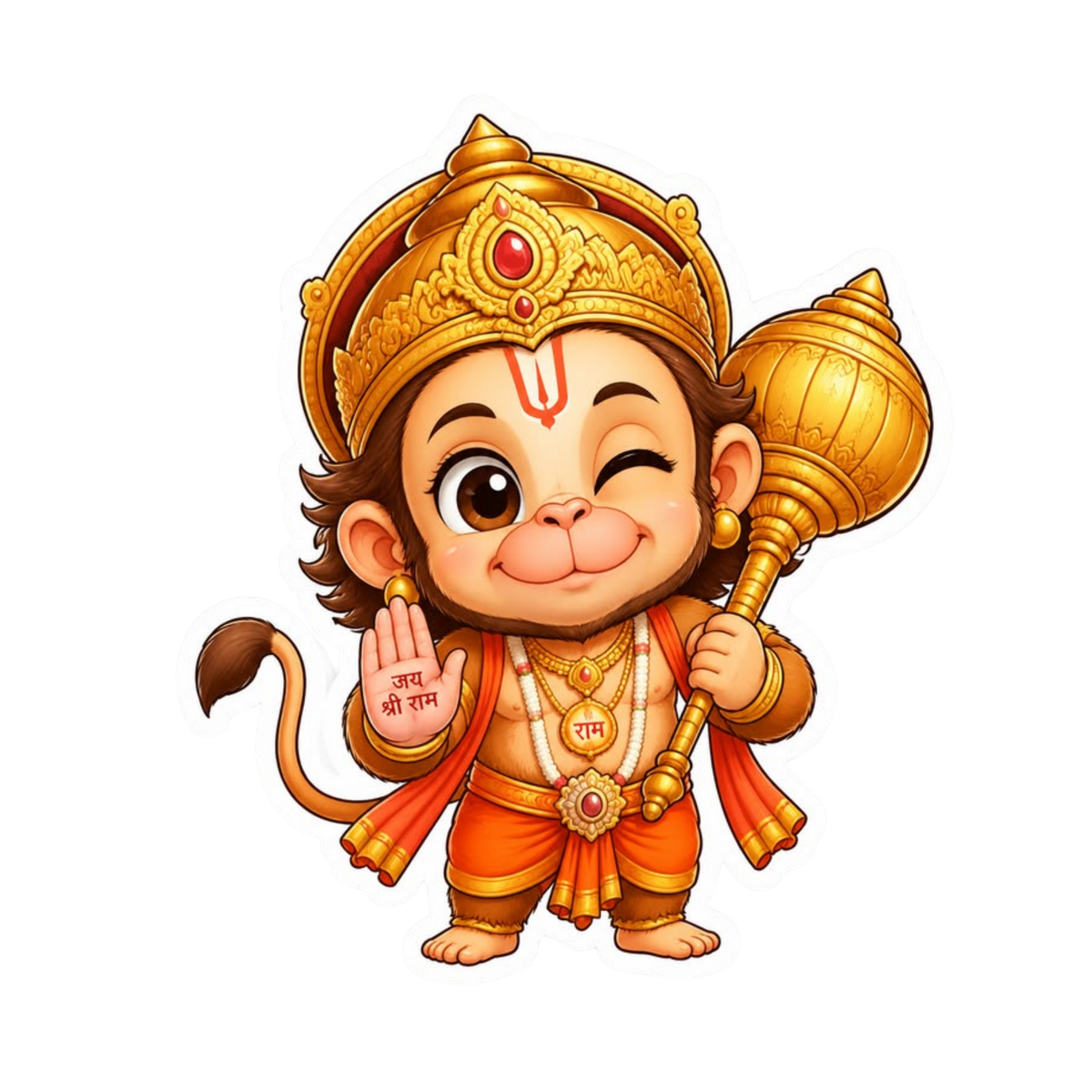 Hanuman Sticker 2 | Om, Gods, Mantras & Spritual Symbol | Customized Sticker BD
