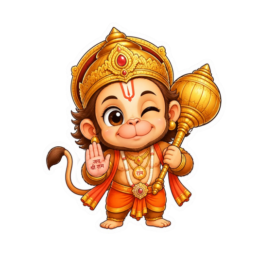 Hanuman Sticker 2 | Om, Gods, Mantras & Spritual Symbol | Customized Sticker BD