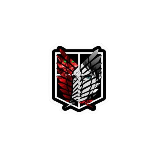 Eren Titan Crest Sticker | Attack on Titan | Anime Sticker