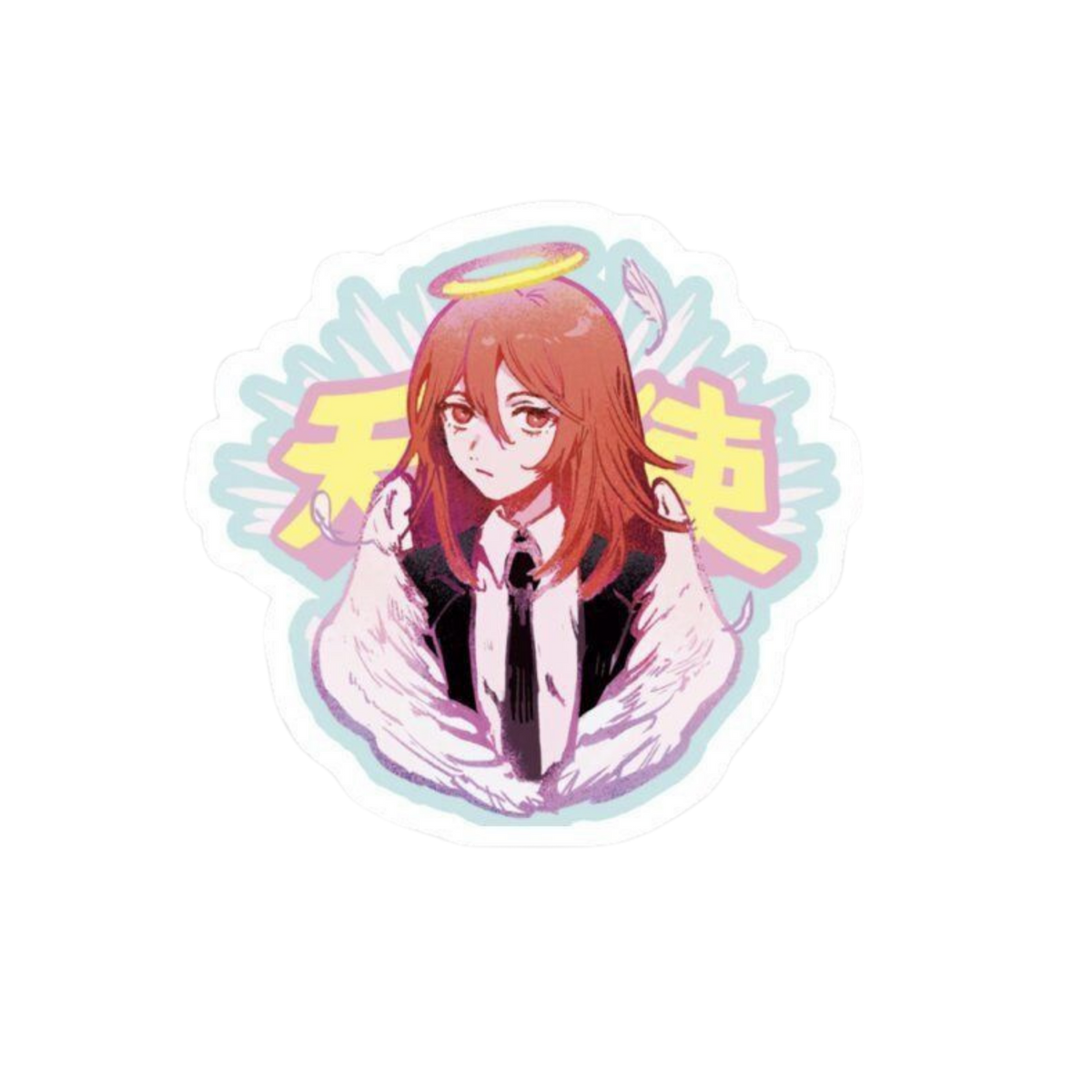 Angel Devil Sticker | Chainsaw Man Anime Sticker | Customized Sticker BD