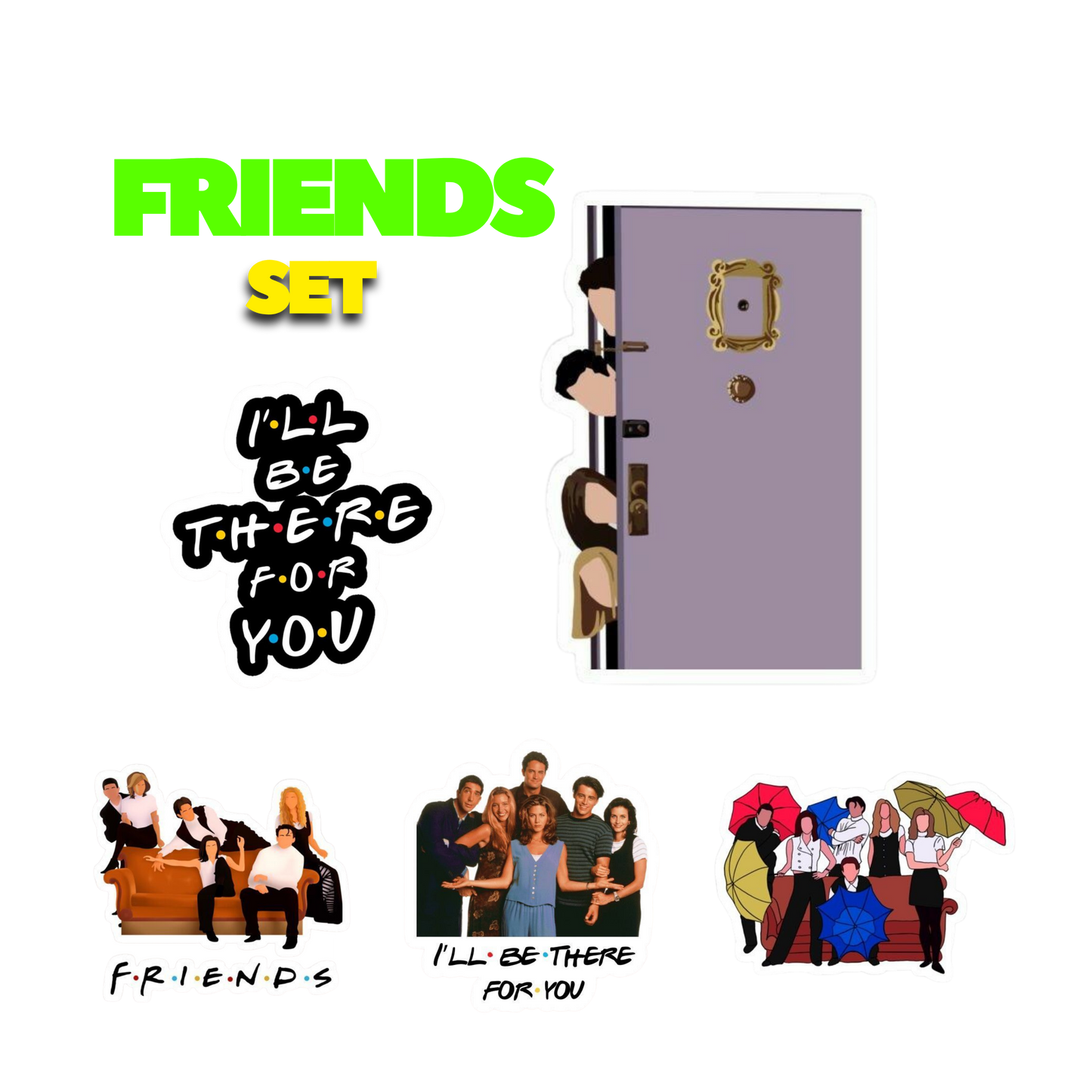 Friends Sticker Set | Customized Sticker BD