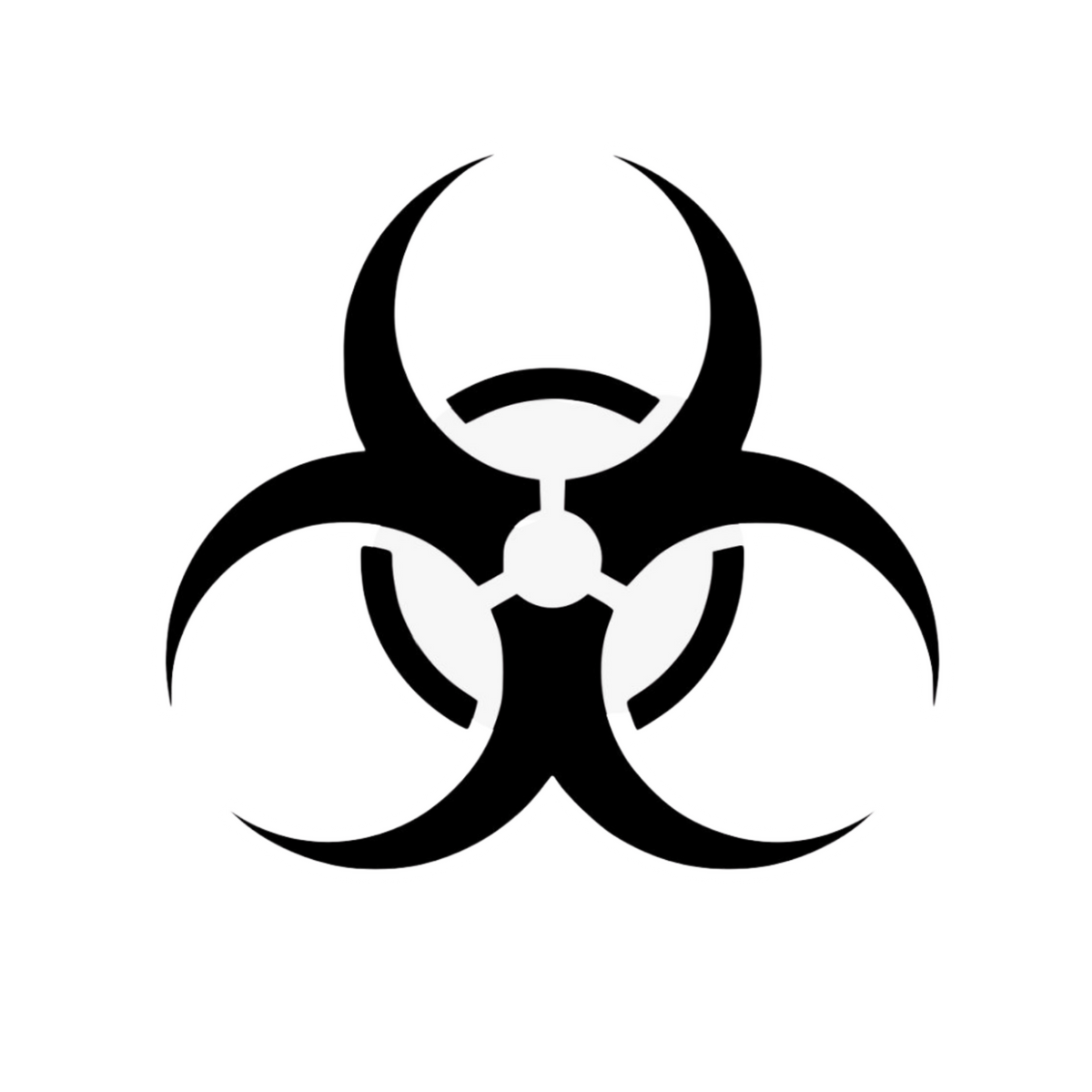 Biohazard Symbol Sticker | Combat & Military | Customized Sticker BD