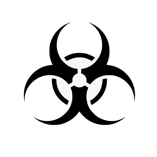 Biohazard Symbol Sticker | Combat & Military | Customized Sticker BD