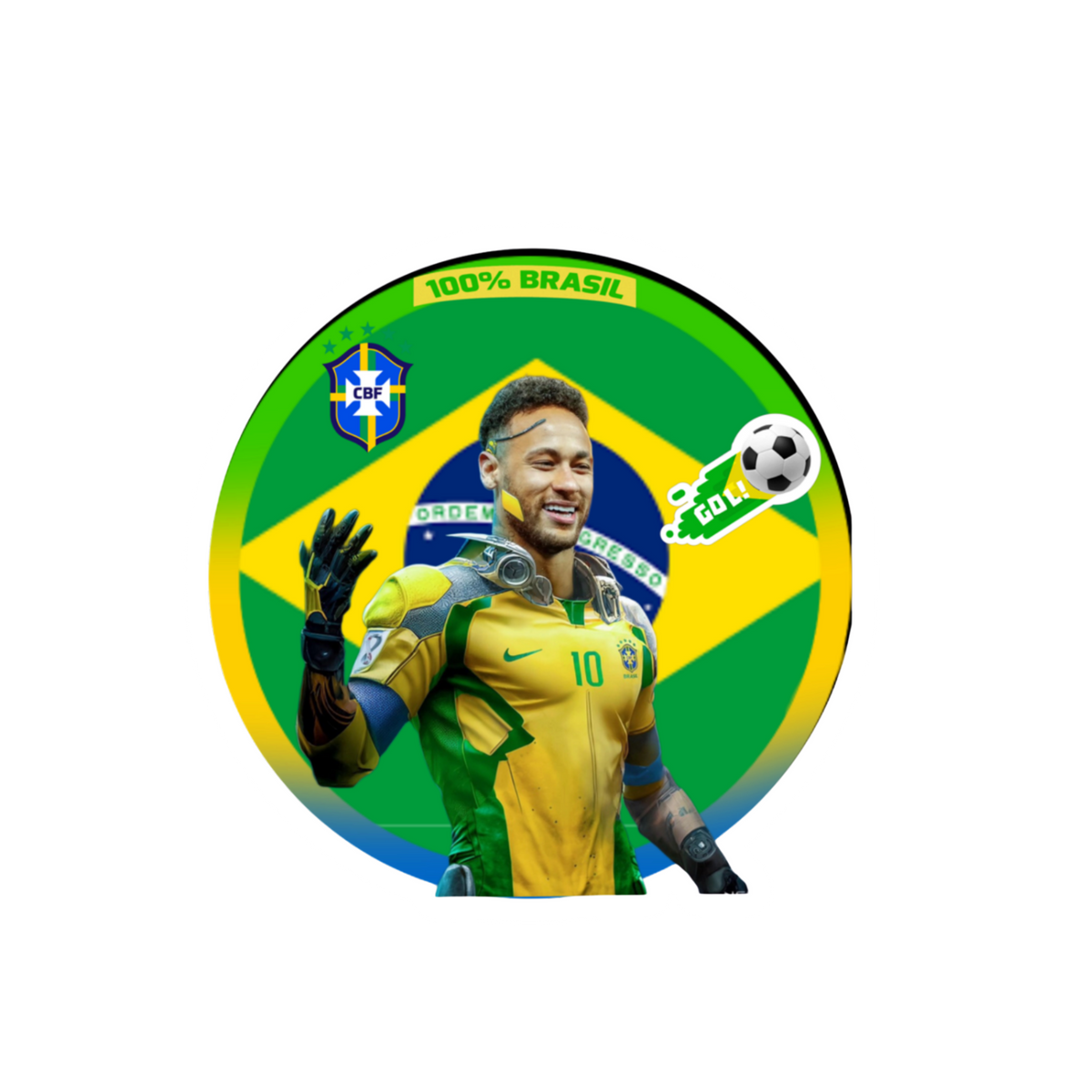 Neymar Jr Sticker 8 | FC Brazil | Customized Sticker BD