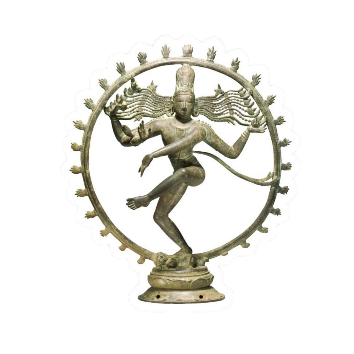 Nataraja Sticker | Om, Gods, Mantras & Spiritual Symbol | Customized Sticker BD