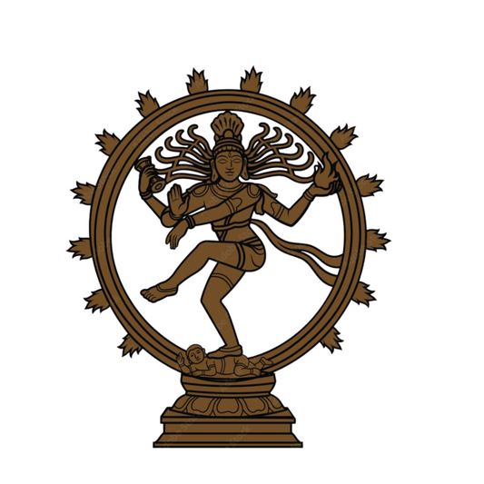Nataraja Sticker 1 | Om, Gods, Mantras & Spiritual Symbol | Customized Sticker BD