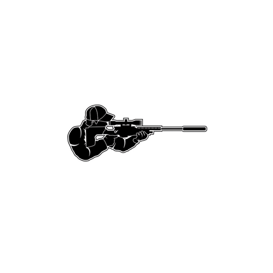 Sniper Rifle Sticker | Combat & Military | Customized Sticker BD