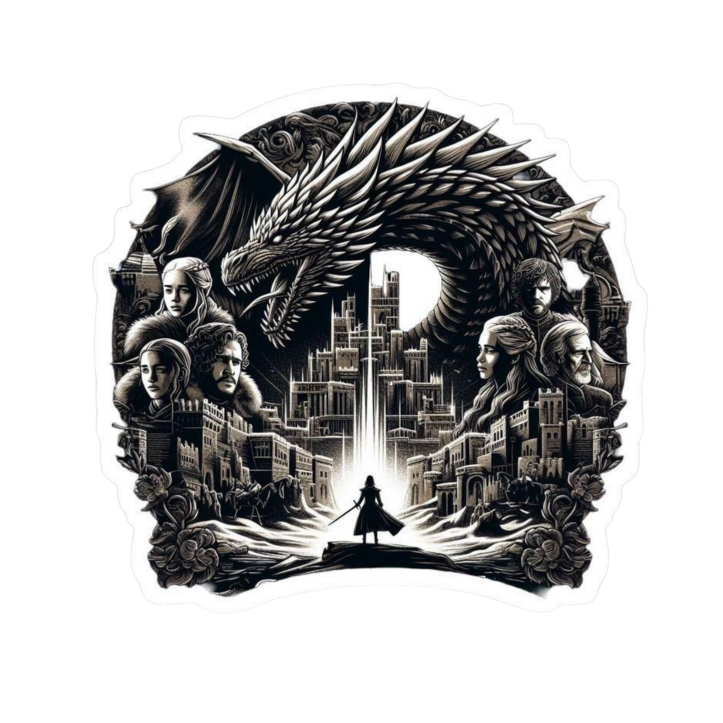 Game Of Thrones Sticker Set | Customized Sticker BD