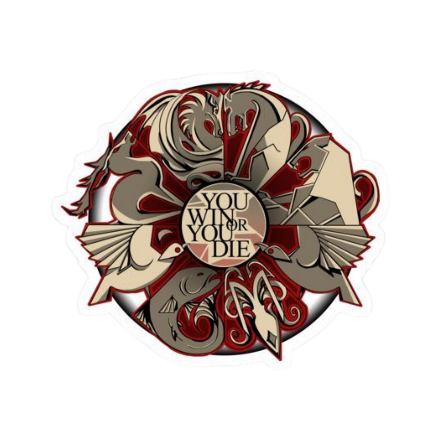Game Of Thrones Sticker 7 | Customized Sticker BD