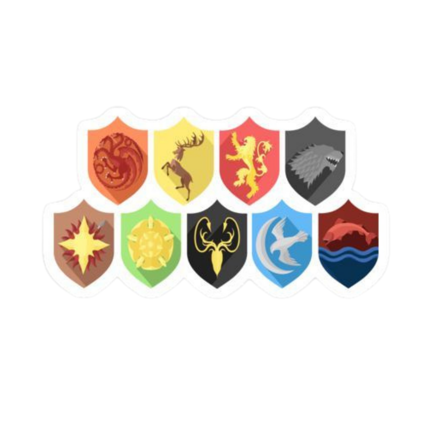 Game Of Thrones Sticker 9 | Customized Sticker BD