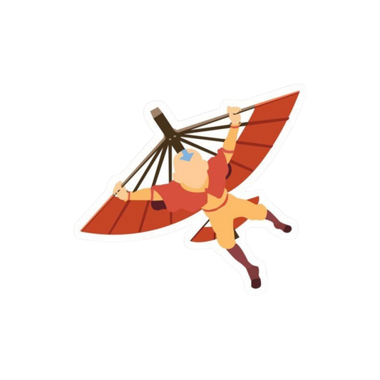 Avatar: The Last Airbender Aang Glider Sticker | Customized Sticker BD