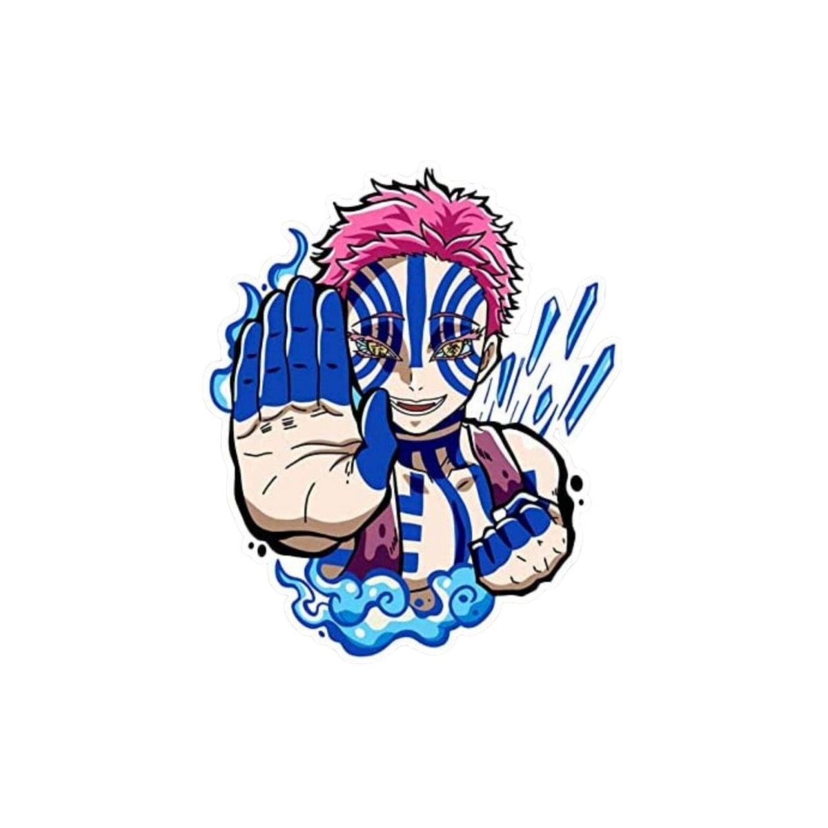 Gyutaro Chibi Sticker | Hand Forward | Demon Slayer