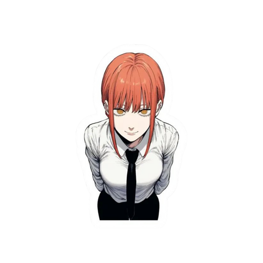 Makima Sticker | Chainsaw Man Anime Sticker | Customized Sticker BD