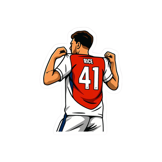 Declan Rice 41 Arsenal Sticker | Customized Sticker BD