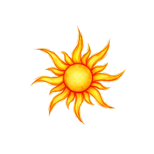 Surya Sun Sticker | Om, Gods, Mantras & Spiritual Symbol | Customized Sticker BD