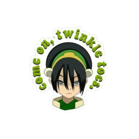 Avatar: The Last Airbender Toph Twinkle Toes Sticker | Customized Sticker BD