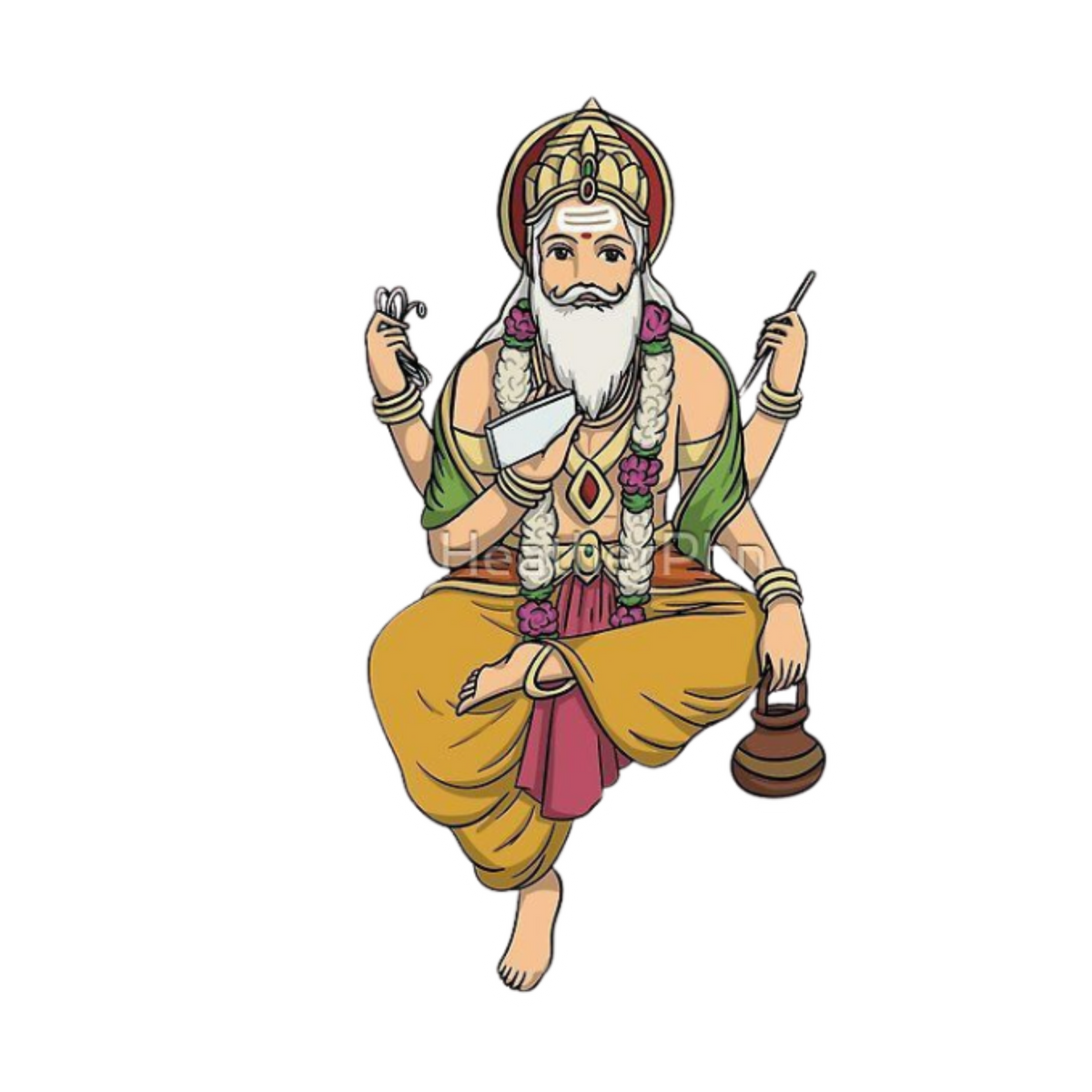 Vishwakarma Sticker | Om, Gods, Mantras & Spiritual Symbol | Customized Sticker BD