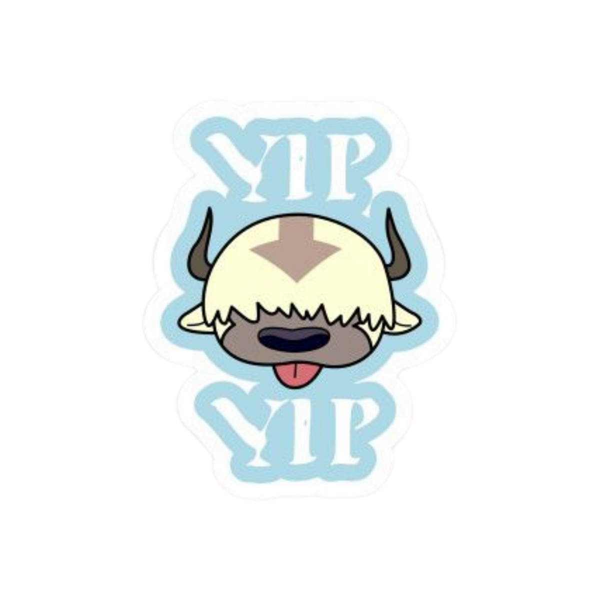 Avatar: The Last Airbender Appa Yip Yip Sticker | Customized Sticker BD