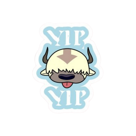 Avatar: The Last Airbender Appa Yip Yip Sticker | Customized Sticker BD