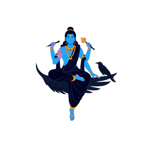 Shani Dev Sticker | Om, Gods, Mantras & Spiritual Symbol | Customized Sticker BD