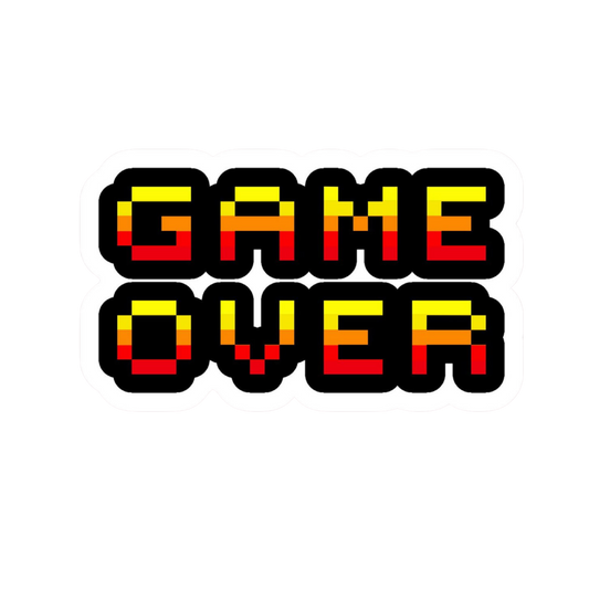 Game Over Sticker 14 | Customized Sticker BD
