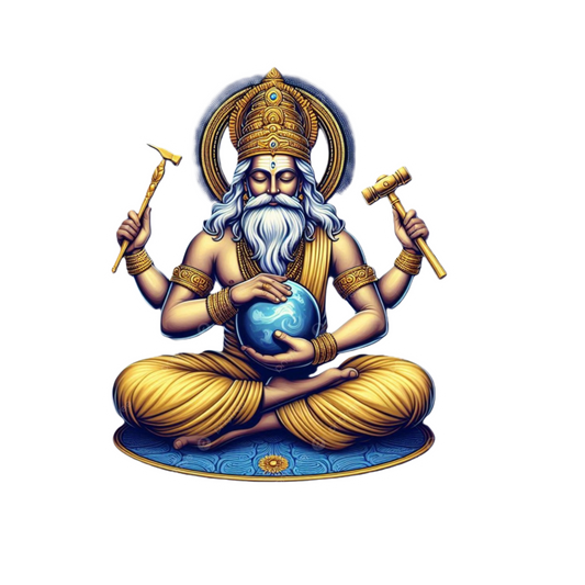 Vishwakarma Sticker 2 | Om, Gods, Mantras & Spiritual Symbol | Customized Sticker BD