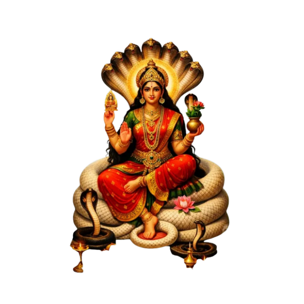 Manasa Devi Sticker | Om, Gods, Mantras & Spiritual Symbol | Customized Sticker BD