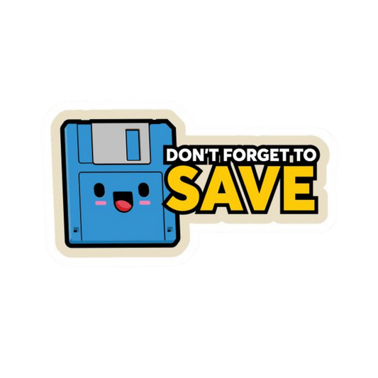 Game Sticker 17 | Don't Forget to Save | Customized Sticker BD