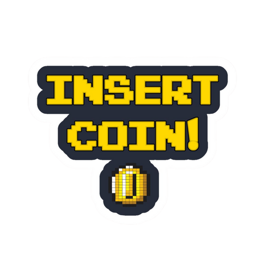 Game Sticker 19 | Insert Coin | Customized Sticker BD