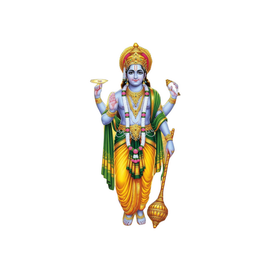 Lord Vishnu Sticker | Om, Gods, Mantras & Spiritual Symbol | Customized Sticker BD