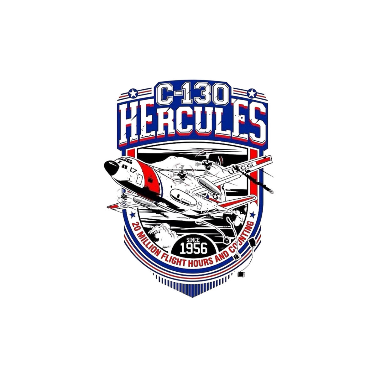 Air Force Sticker | Emblem Design | Customized Sticker BD