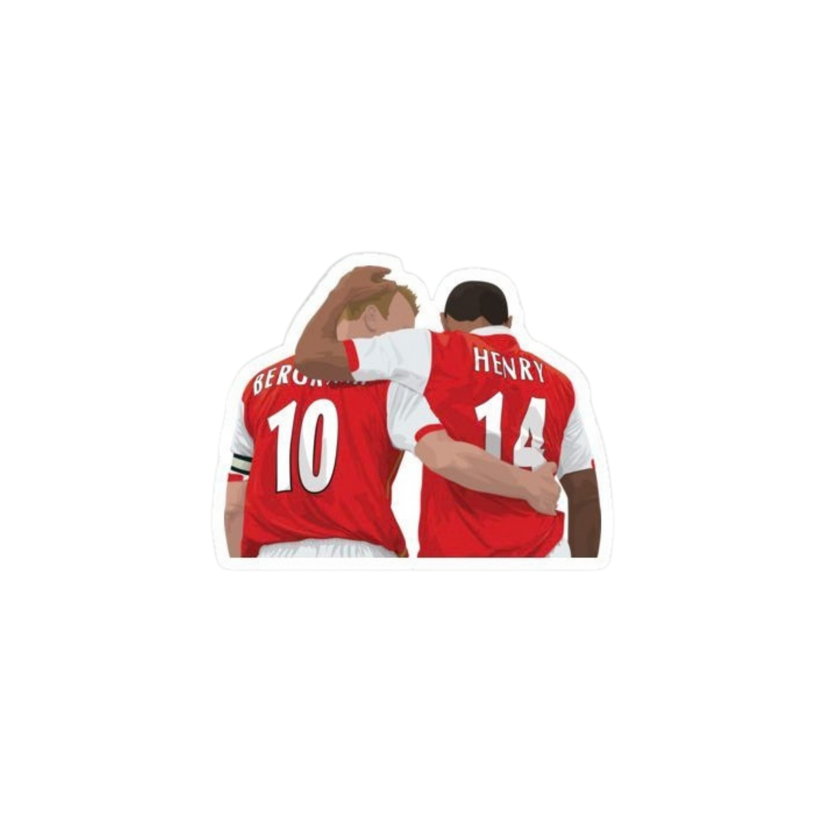Bergkamp & Henry Arsenal Legends Sticker | Customized Sticker BD