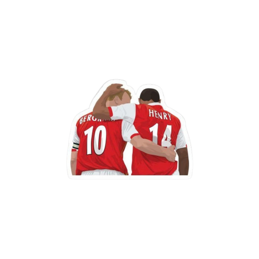Bergkamp & Henry Arsenal Legends Sticker | Customized Sticker BD