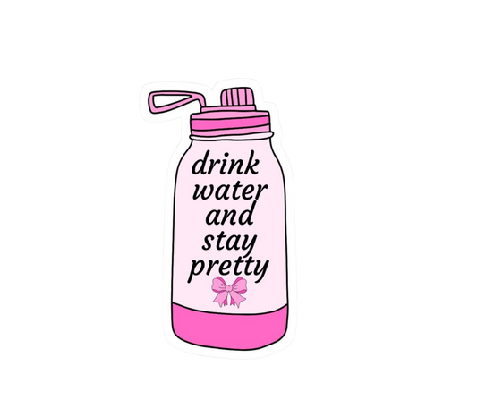 Pink Girl Sticker 19 | Aesthetic Sticker | Customized Sticker BD