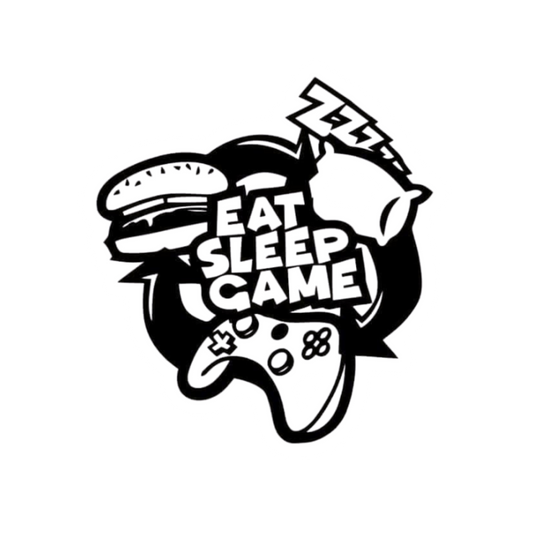 Game Sticker 25 | Eat Sleep Game | Customized Sticker BD