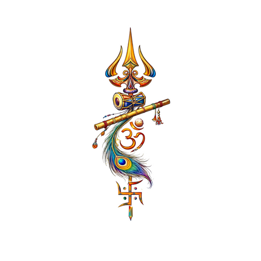 Sacred Hindu Symbols | Om, Gods, Mantras & Spiritual Symbol | Customized Sticker BD