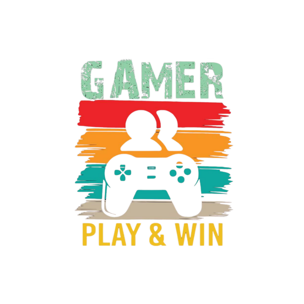 Game Sticker 28 | Gamer Play and Win | Customized Sticker BD