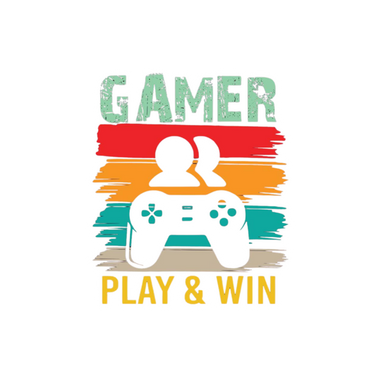 Game Sticker 28 | Gamer Play and Win | Customized Sticker BD