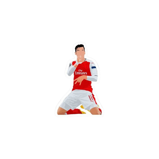 Mesut Ozil 11 Arsenal Celebration Sticker | Customized Sticker BD